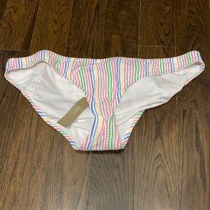 NWT Jcrew multi color seersucker bikini bottom